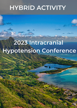 2023 Intracranial Hypotension Conference Banner